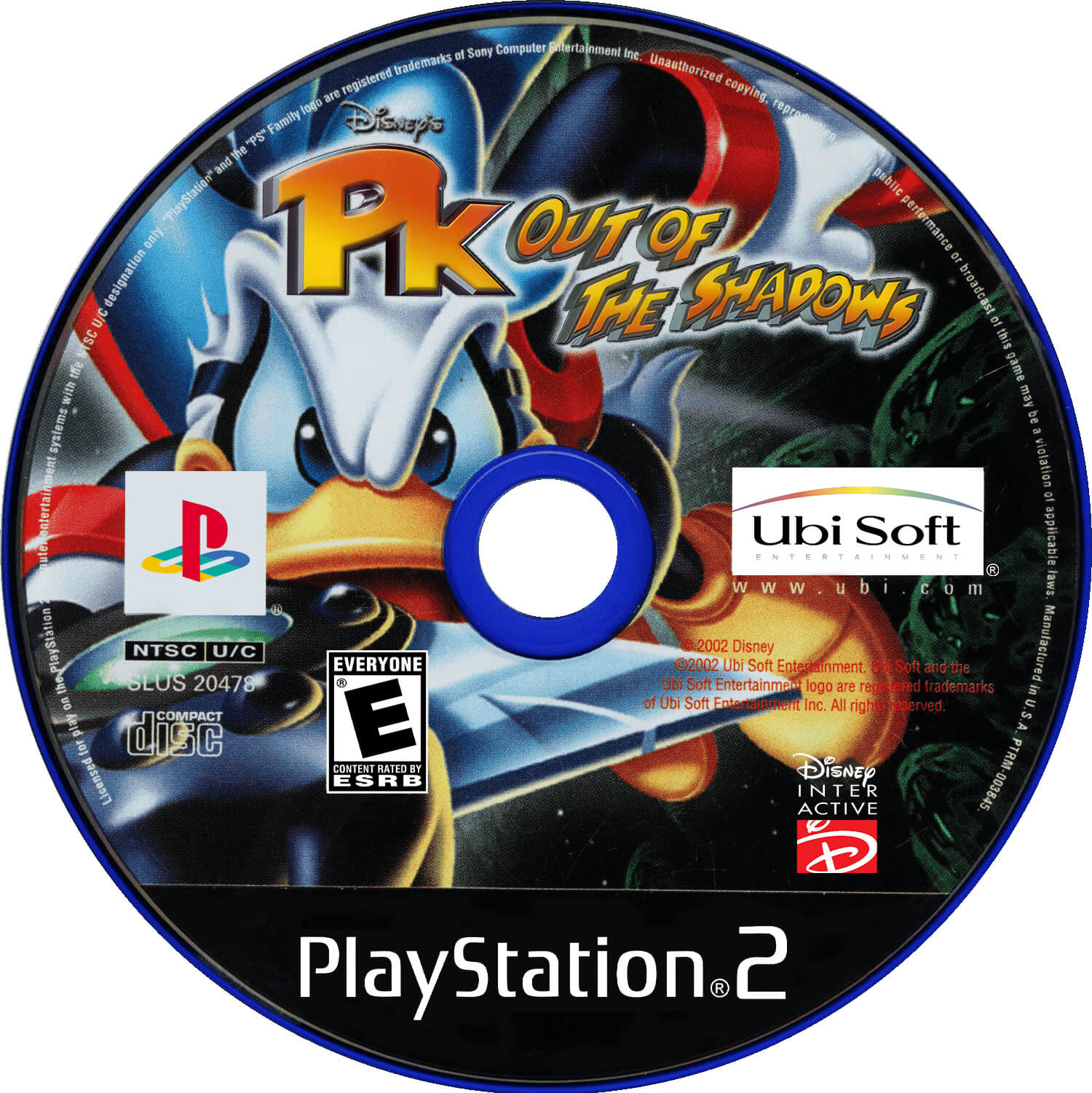 Лицензионный диск PK Out of the Shadows для PlayStation 2